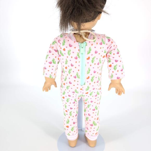 Our Generation OG by Battat Pale Pink Onesie / One Piece Pajama for 18" Dolls GC - Picture 3 of 14